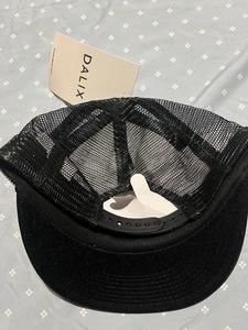 New Black Trucker Hat SnapBack